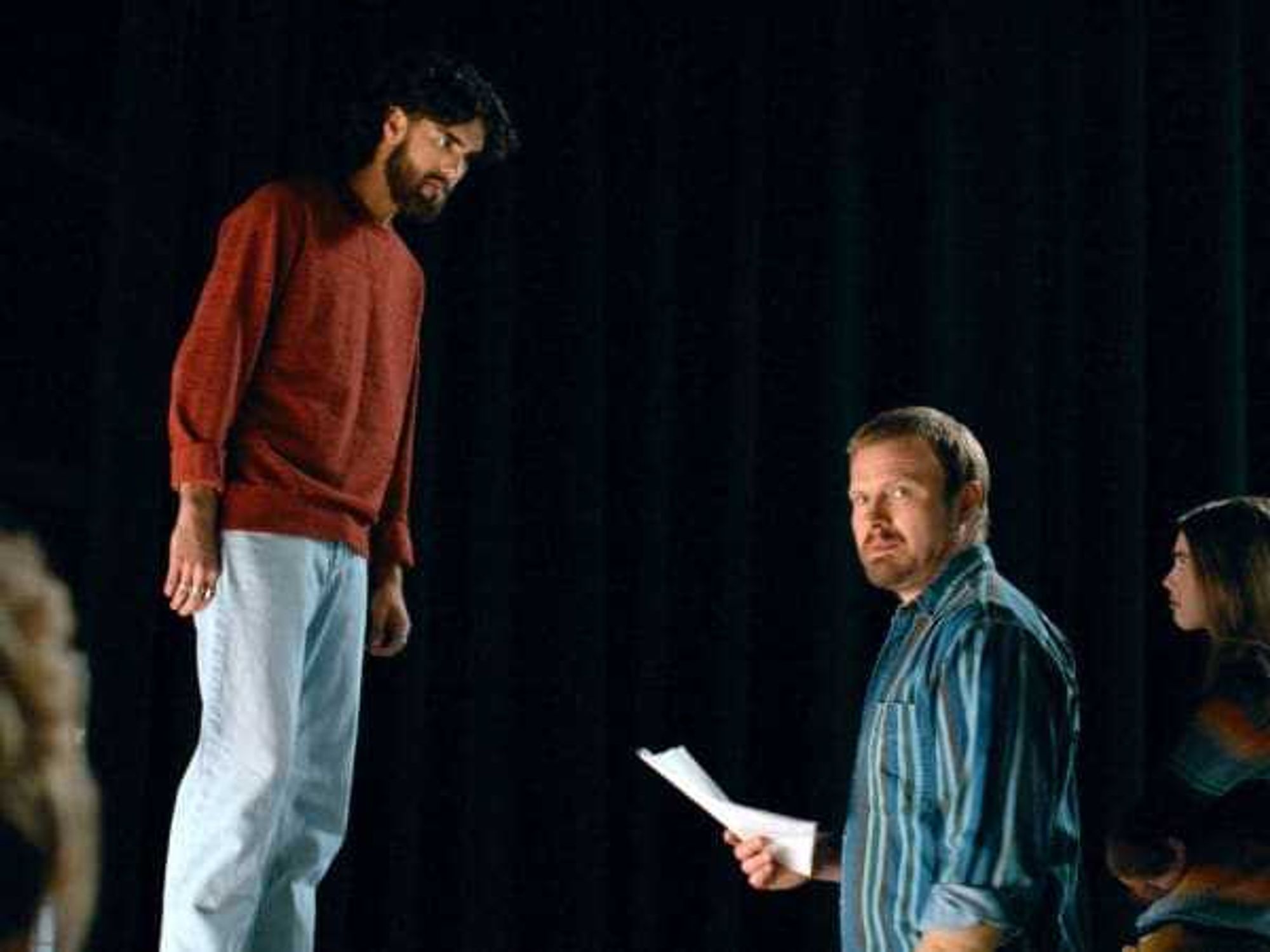 Behind-the-scenes shot from Leads