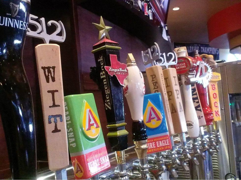 Big Daddy's Burgers and Bar texas beer taps