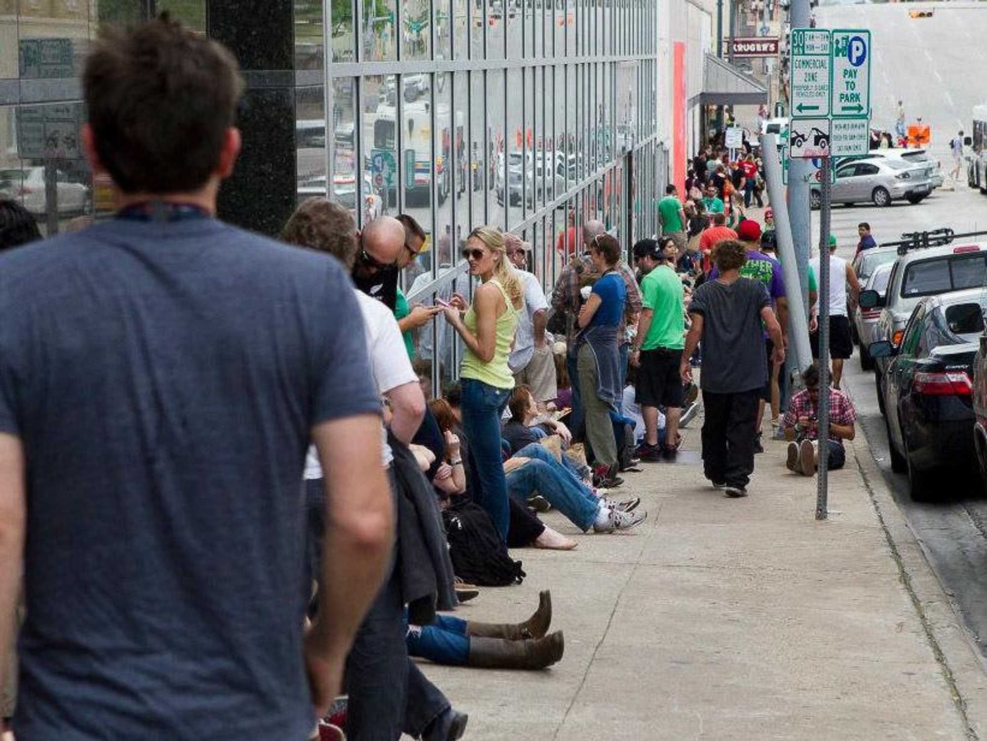 Big Easy Express, SXSW, waiting in line, premiere