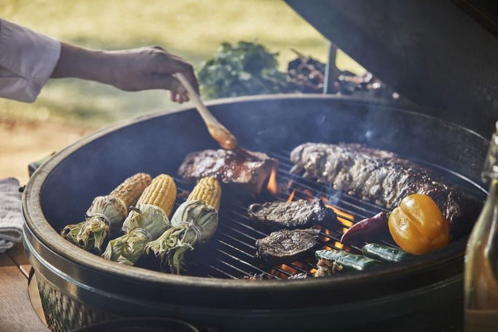 Big Green Egg Backyard BBQ
