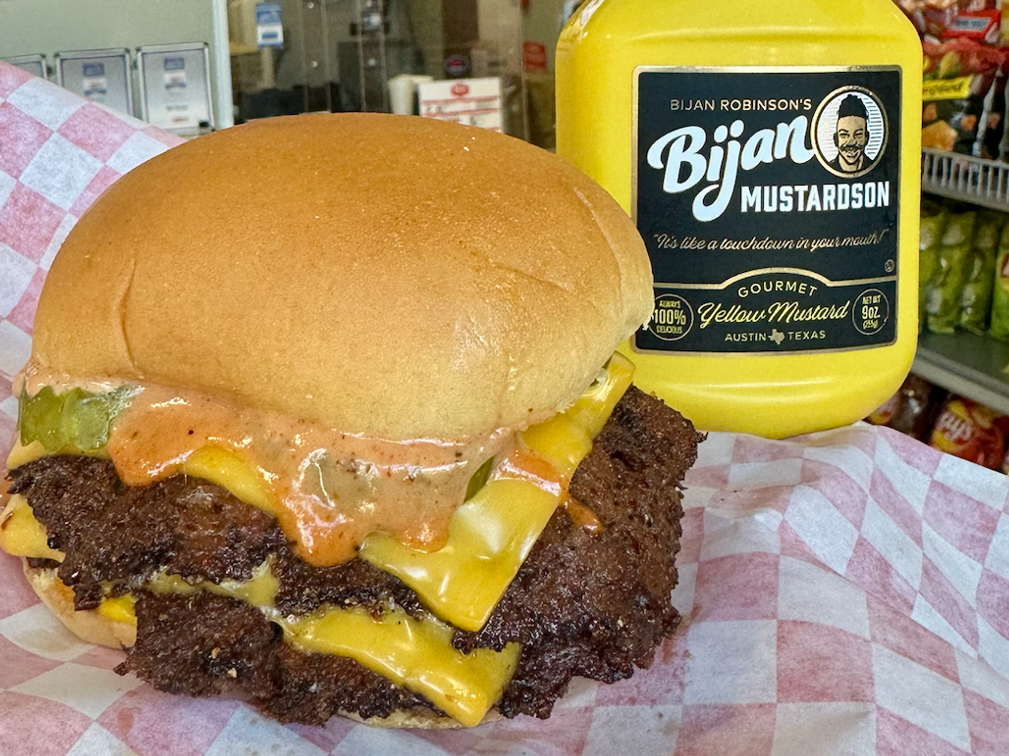 Bijan Burger by NFA Burger and Bijan Mustardson