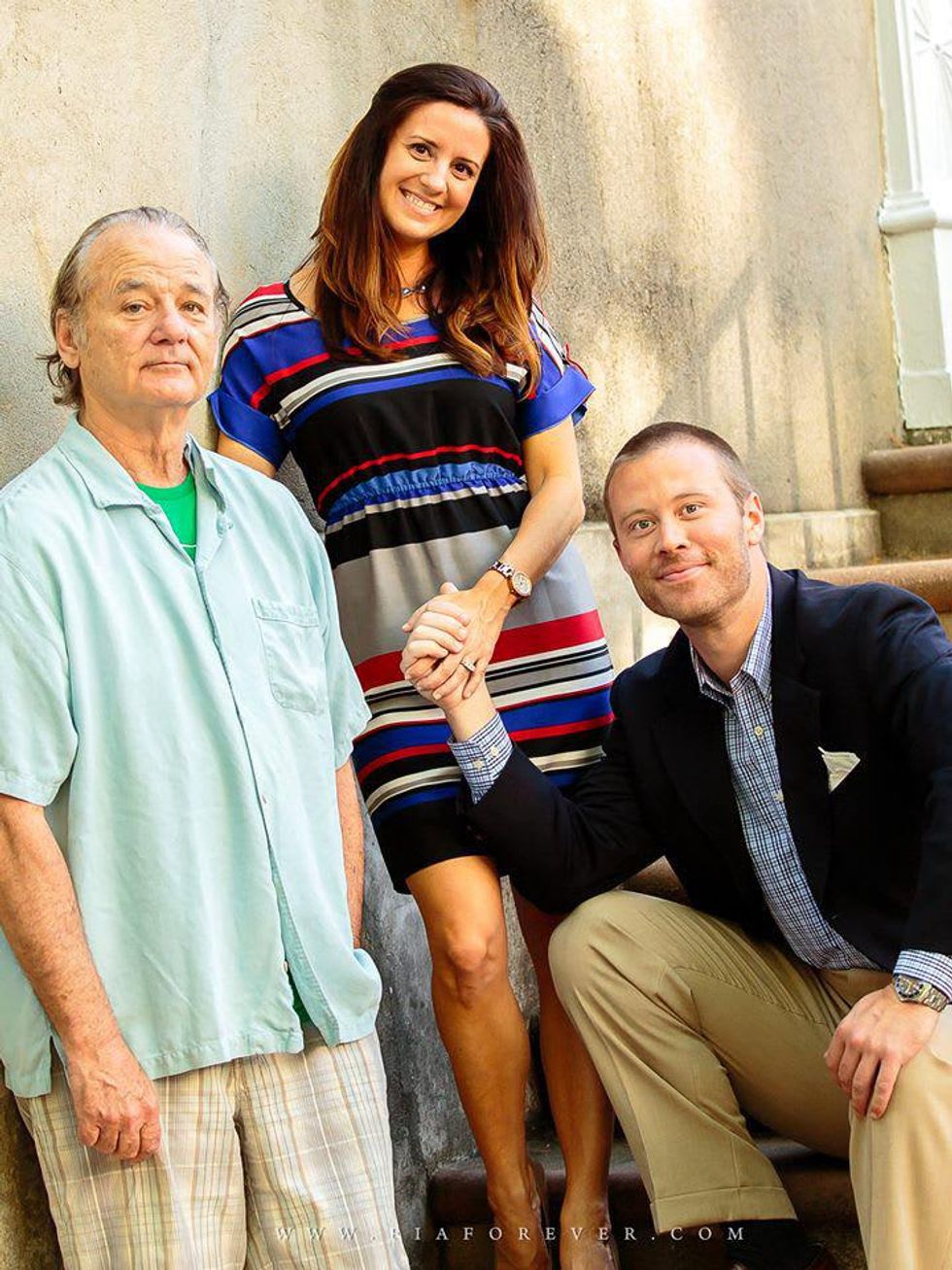 Bill Murray photobomb