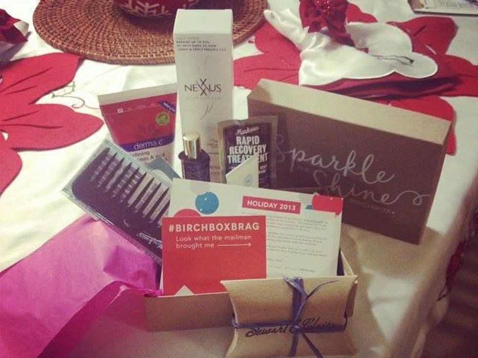 Birchbox cosmetics box