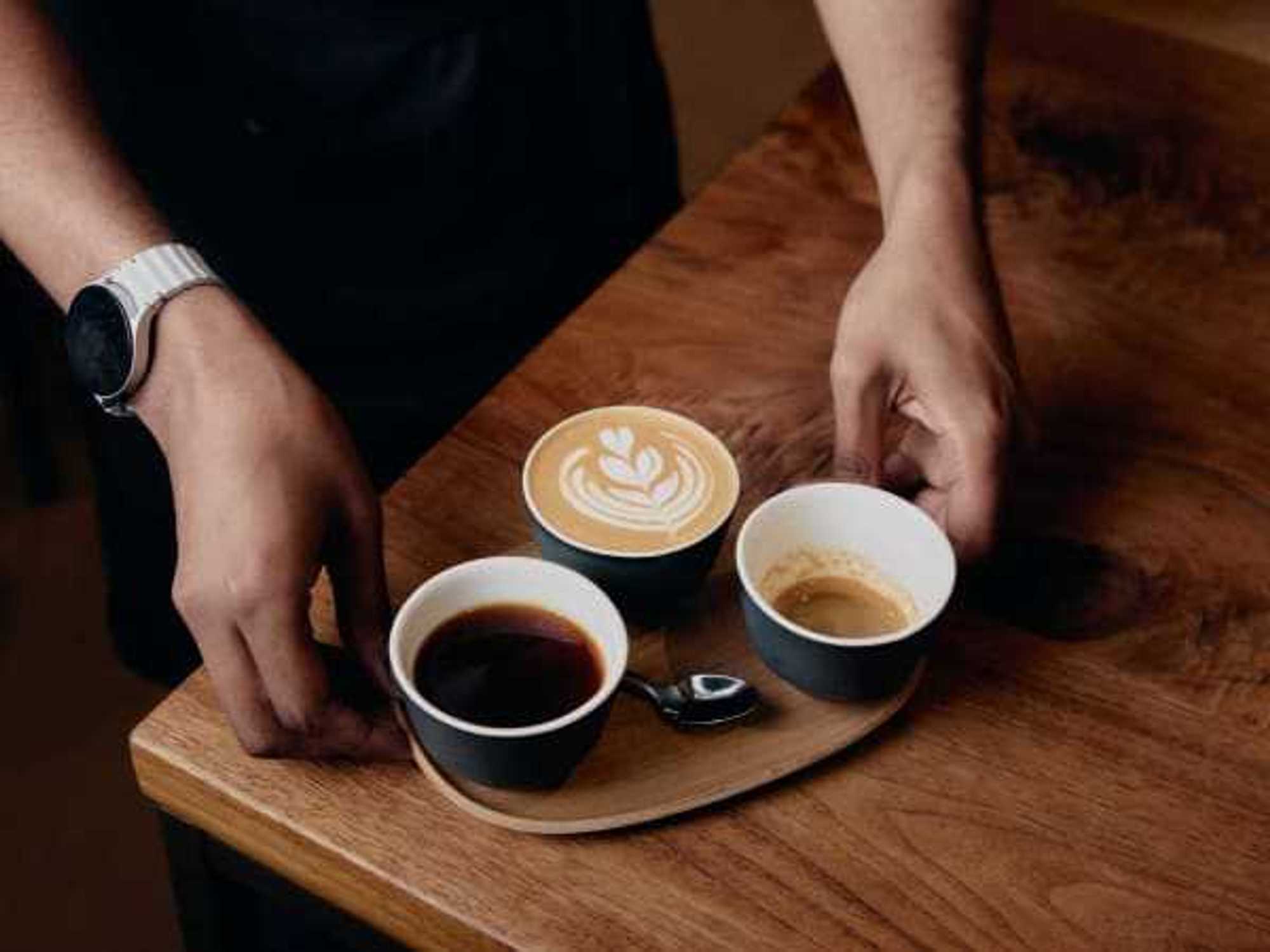 Black Fox Coffee drinks