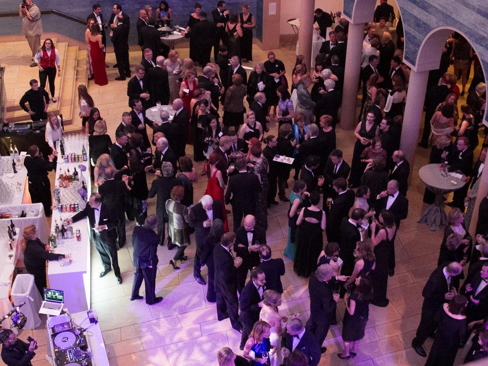 Blanton Art Museum Off The Wall Gala 2015 Crowd