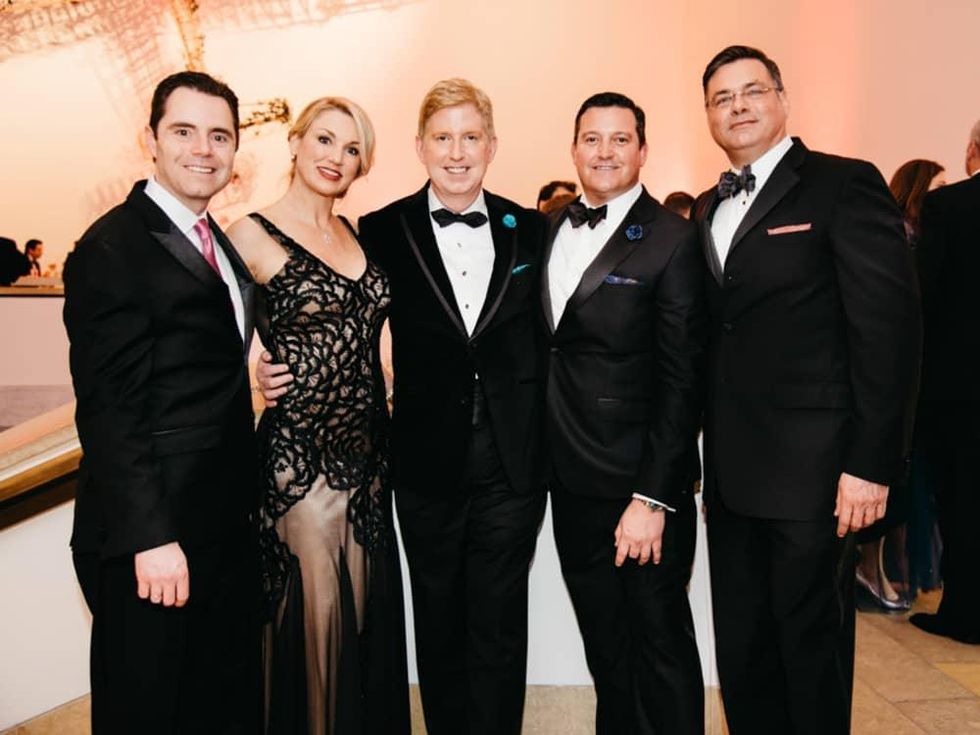 Blanton Museum Art on the Edge gala February 2016 Rob Giardinelli Tobie Funte Flannery Lance Avery Morgan Louis Suebe Dr. Alan Stevens