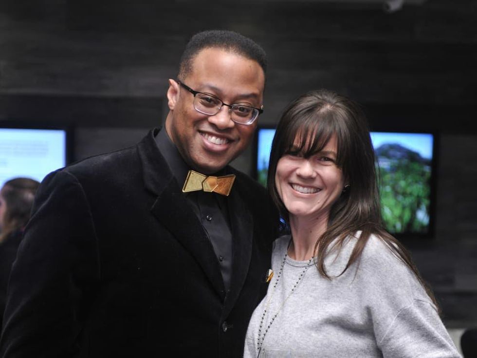 Blanton Museum Art on the Edge Kickoff Party November 2015 Ellen Mason William Jackson