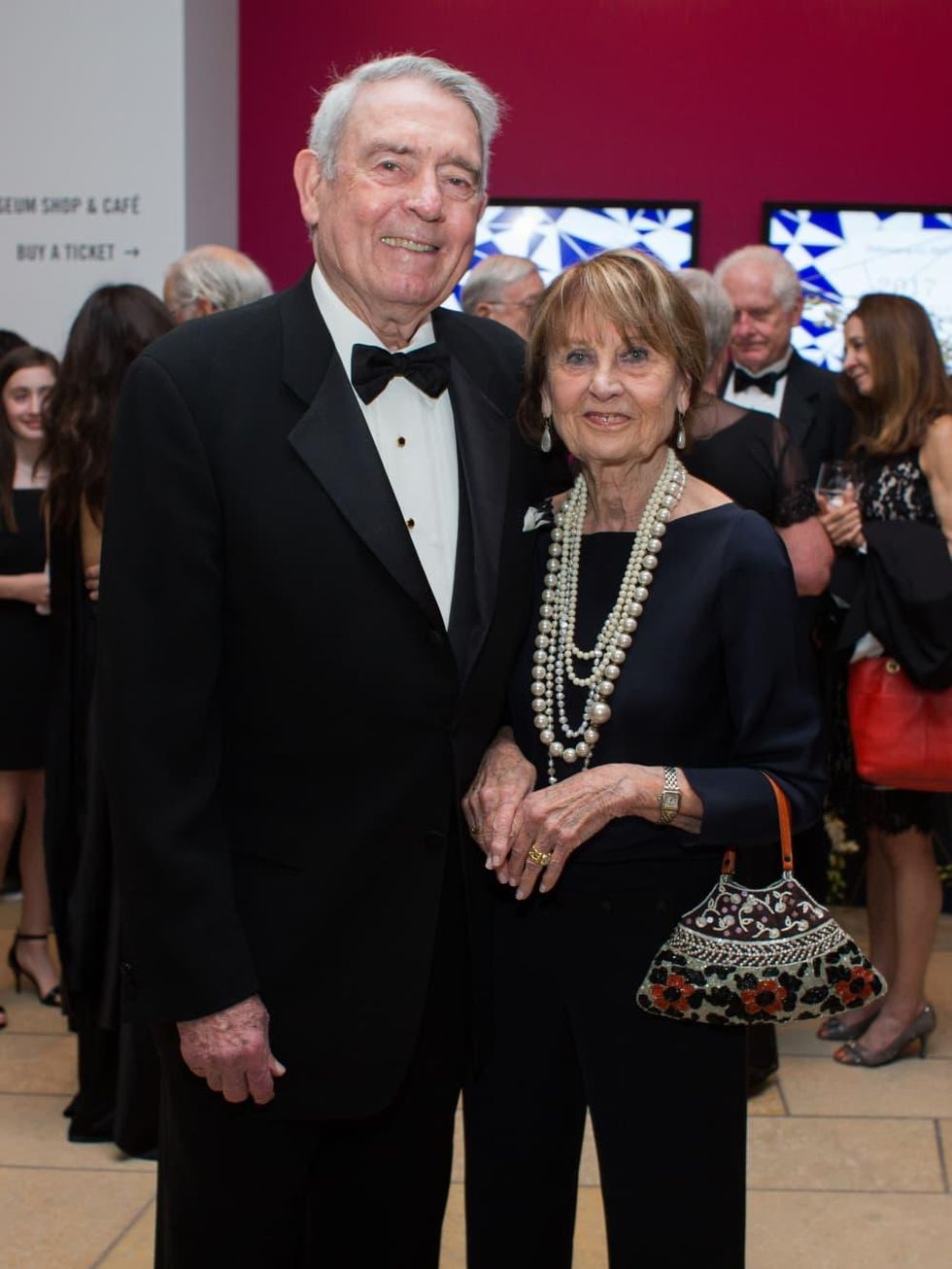 Blanton Museum of Art Gala 2017 Dan Rather Jean Rather