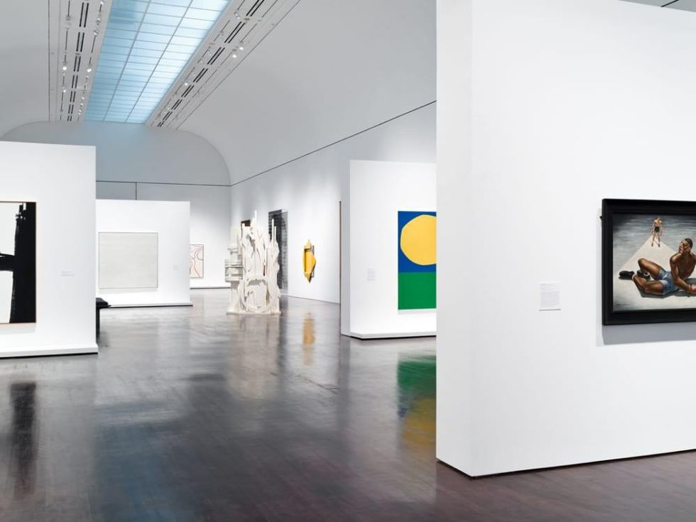 Blanton Museum of Art Mordern & Contemporary galleries installation 2017