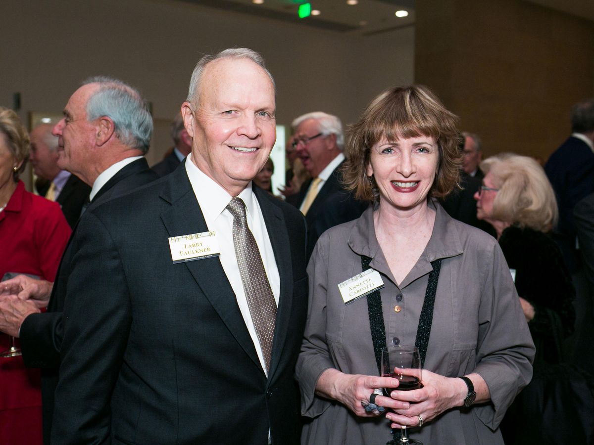 Larry Faulkner, Annette Carlozzi. - CultureMap Austin