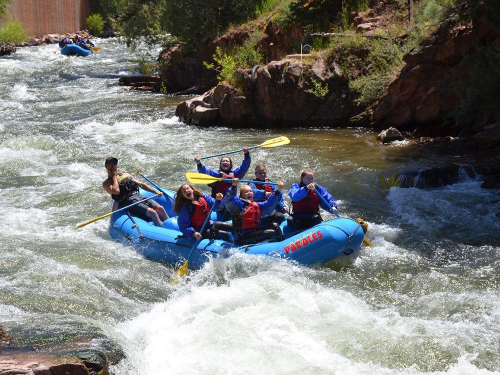 Blazing Adventures white-water rafting Aspen