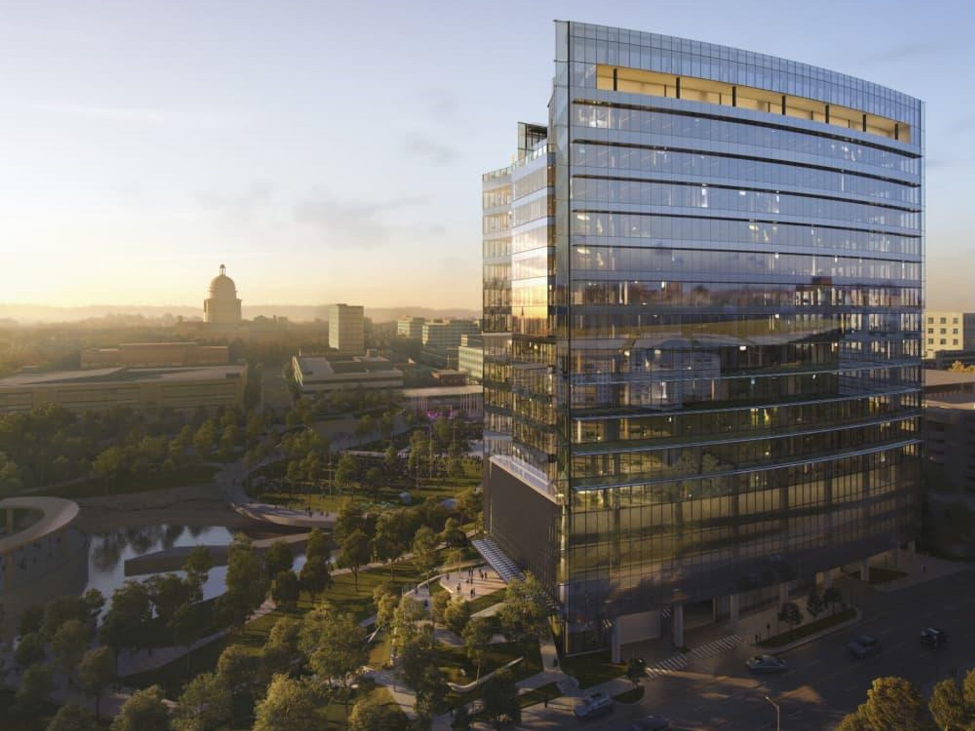 Block 164 red river innovation district new building