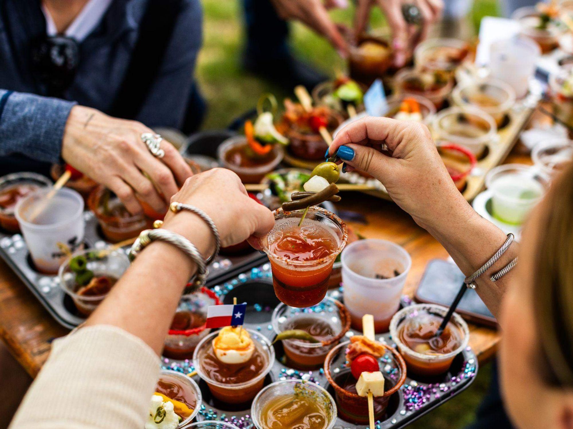 Bloody Mary Festival trays