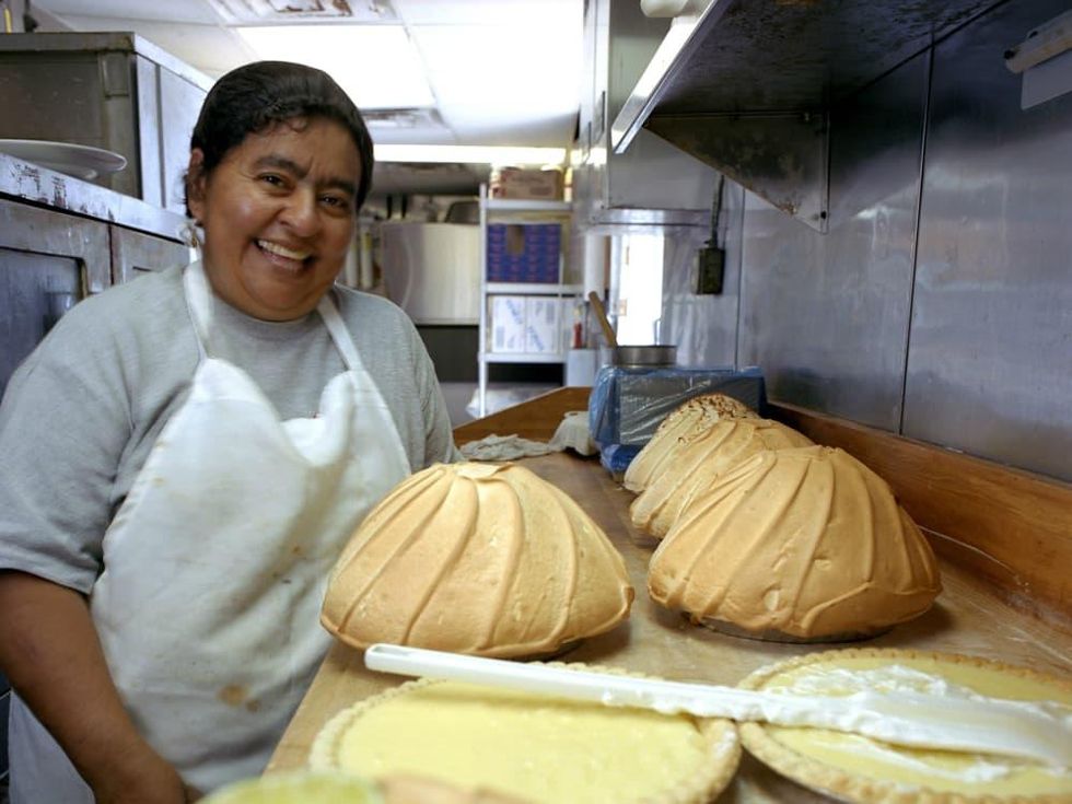 Blue Bonnet Cafe pies