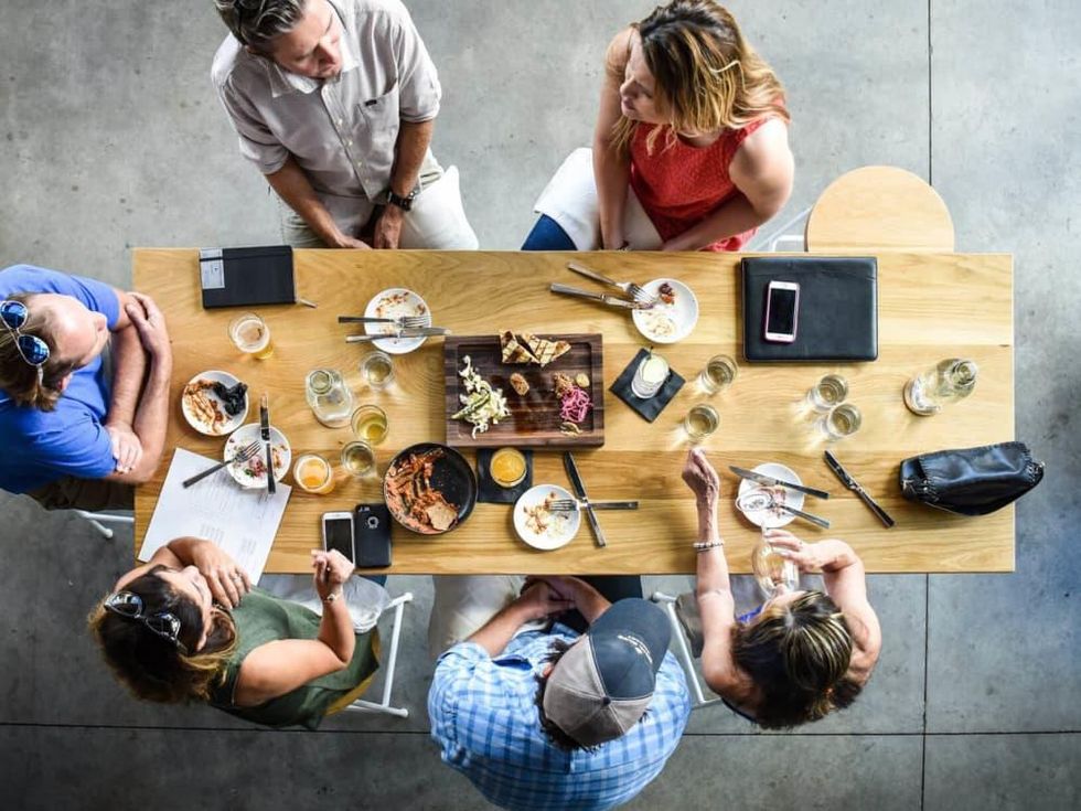 Boiler Nine Bar and Grill food table