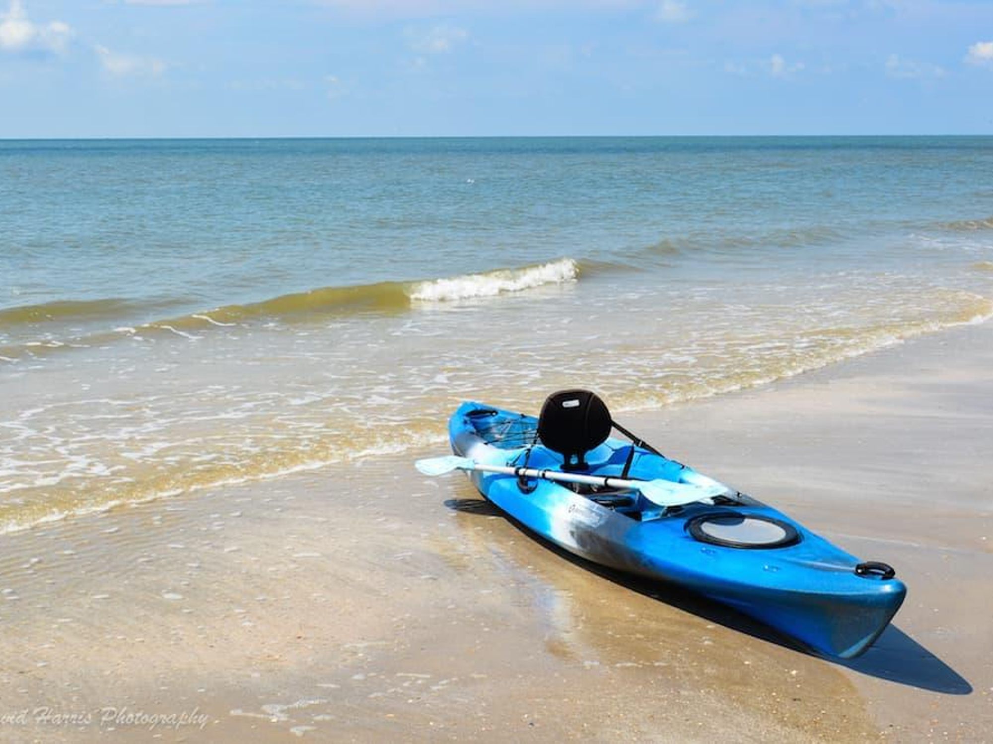 Bolivar Peninsula beach kayak