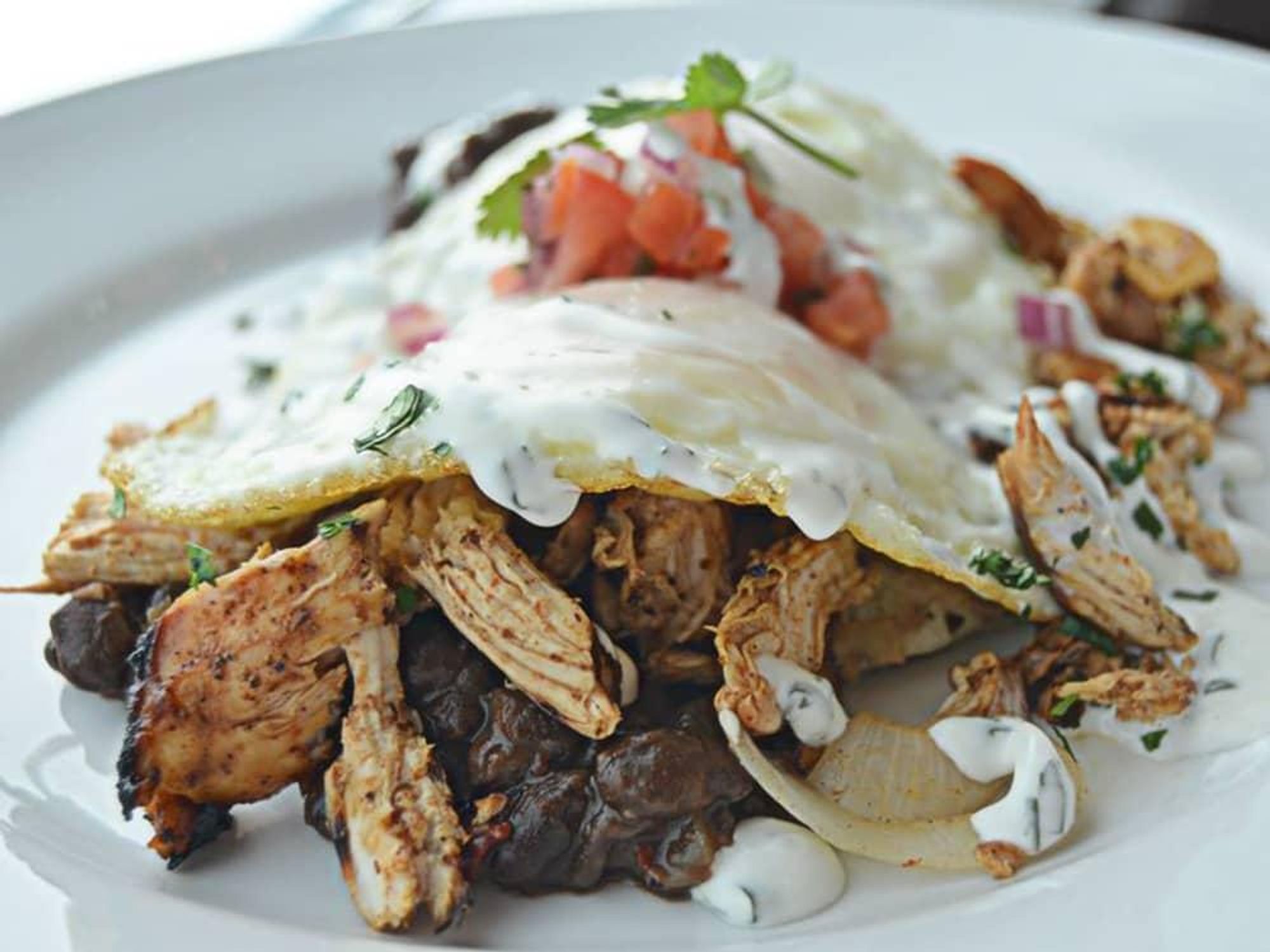 Bonneville Pajama Brunch chipotle chicken hash