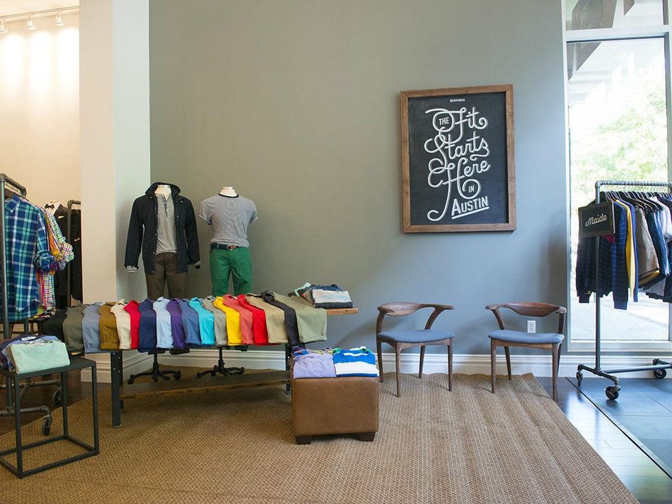 Bonobos Austin store interior