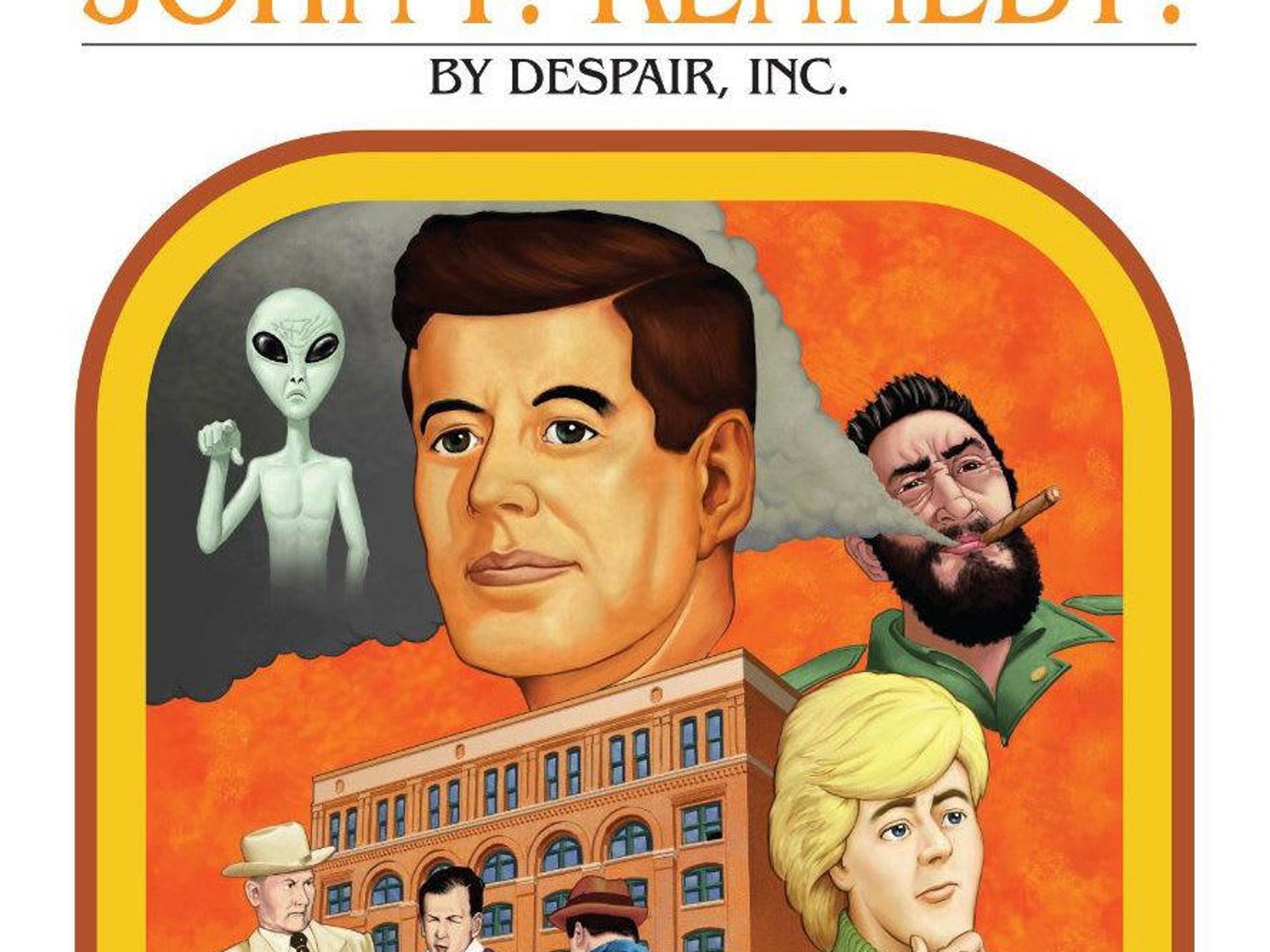 book cover for Lose Your Own Adventure novel Who Killed JFK? by Justin Newell