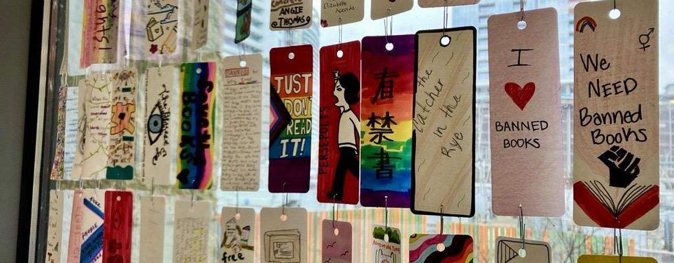 Bookmark exhibit Austin Public Library