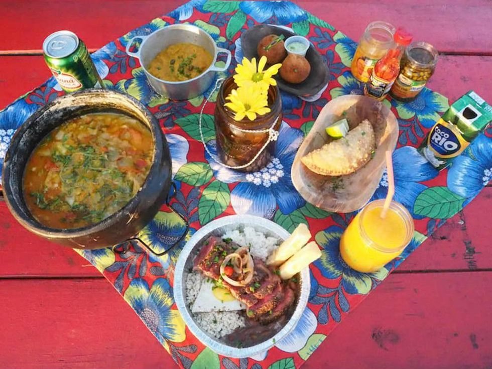 Boteco food spread