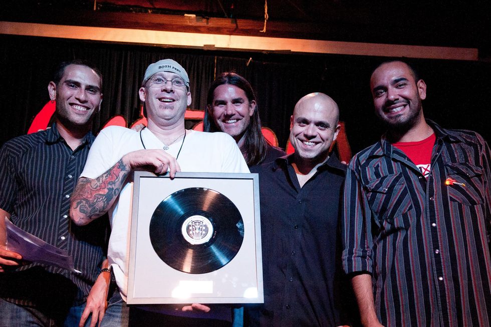 Both Feet 2012 HAAM Corporate Battle of the Bands grand prize winners