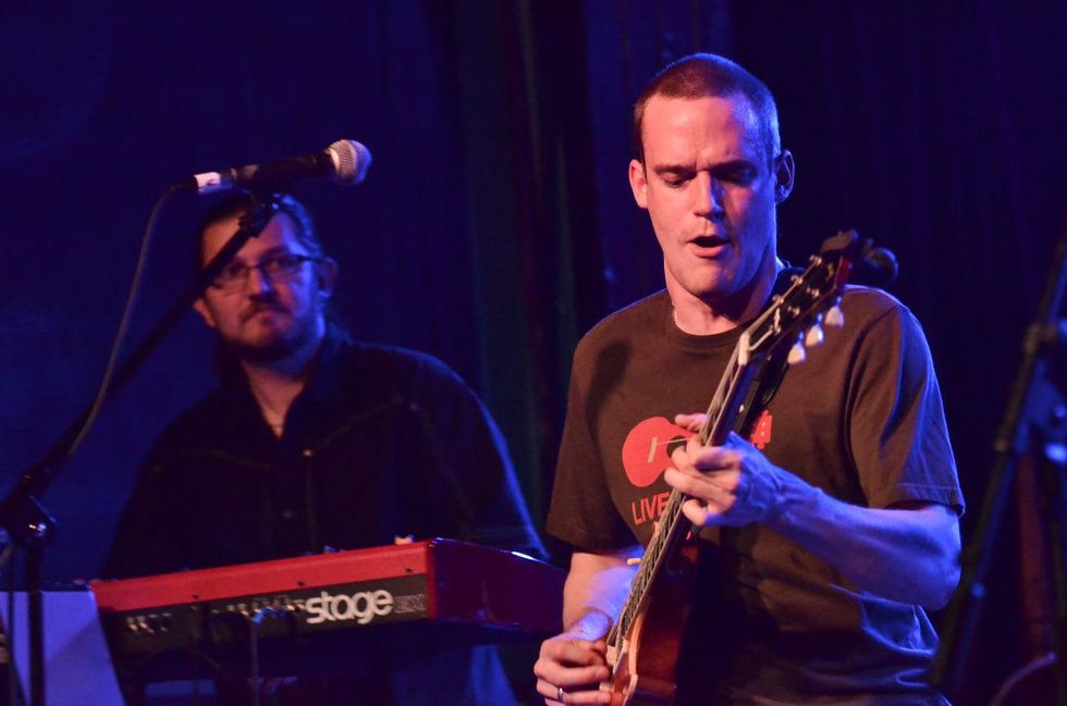 Both Feet performs at HAAM Battle of the Bands