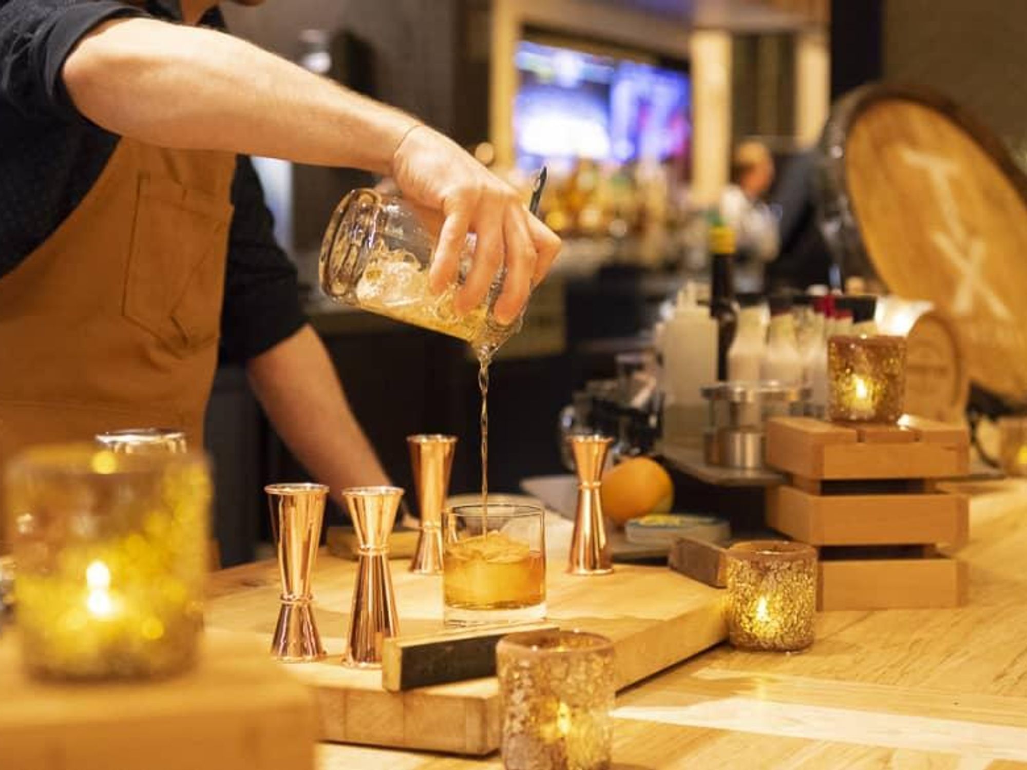 Bourbon Bar Austin Hilton