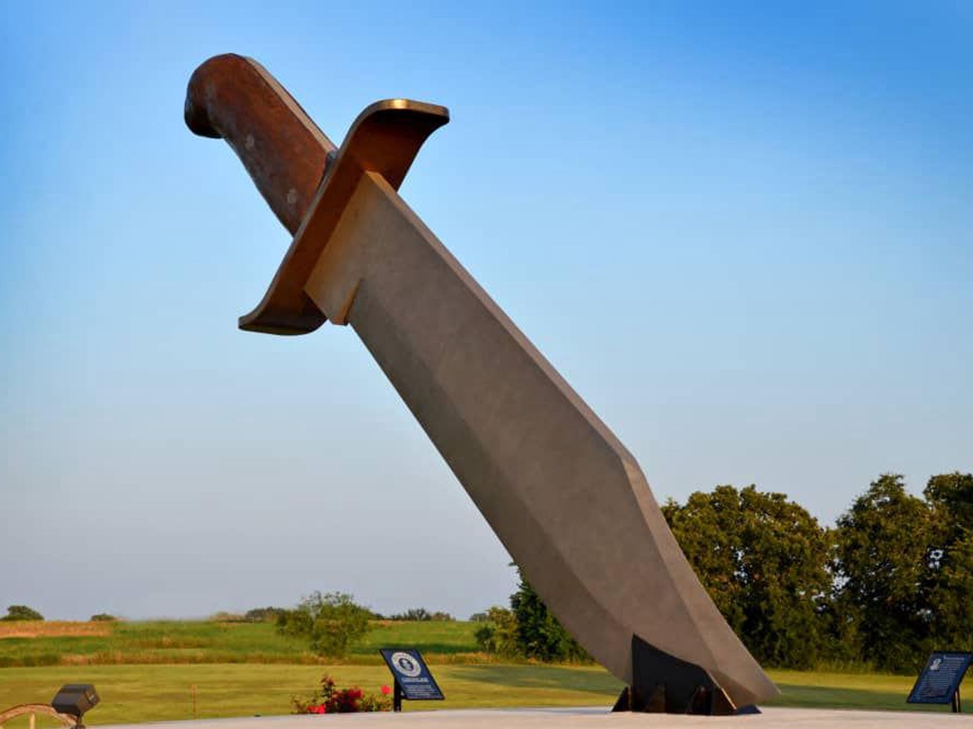 Bowie is home to the World’s Largest Bowie Knife.