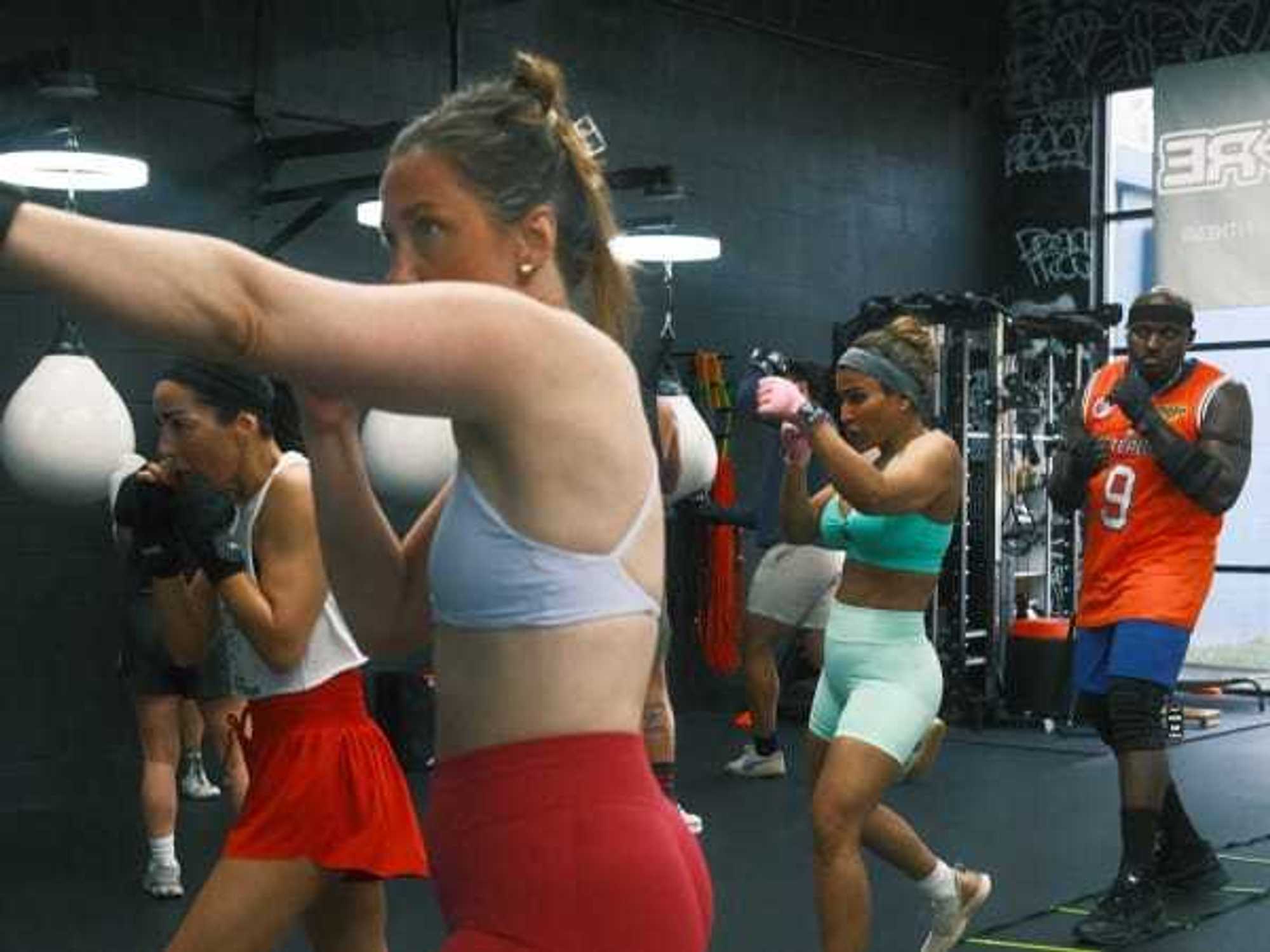 Boxing workout at Pressure Gym
