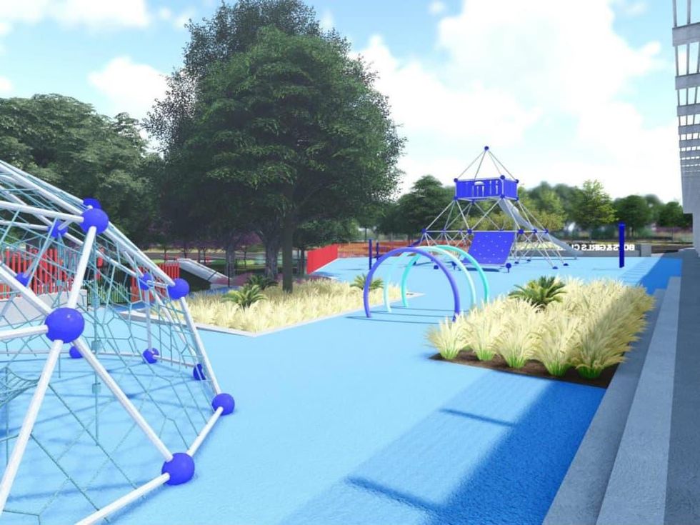 Boy & Girls Club Landscape Concept 4