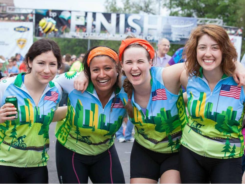 BP MS 150 girls posing