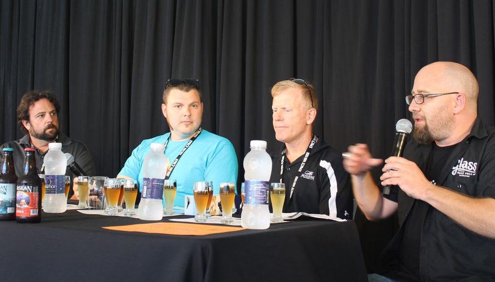 Brad Faberstein, Adam DeBower, Terry Nance and Bill Norris present For the Love of Beer