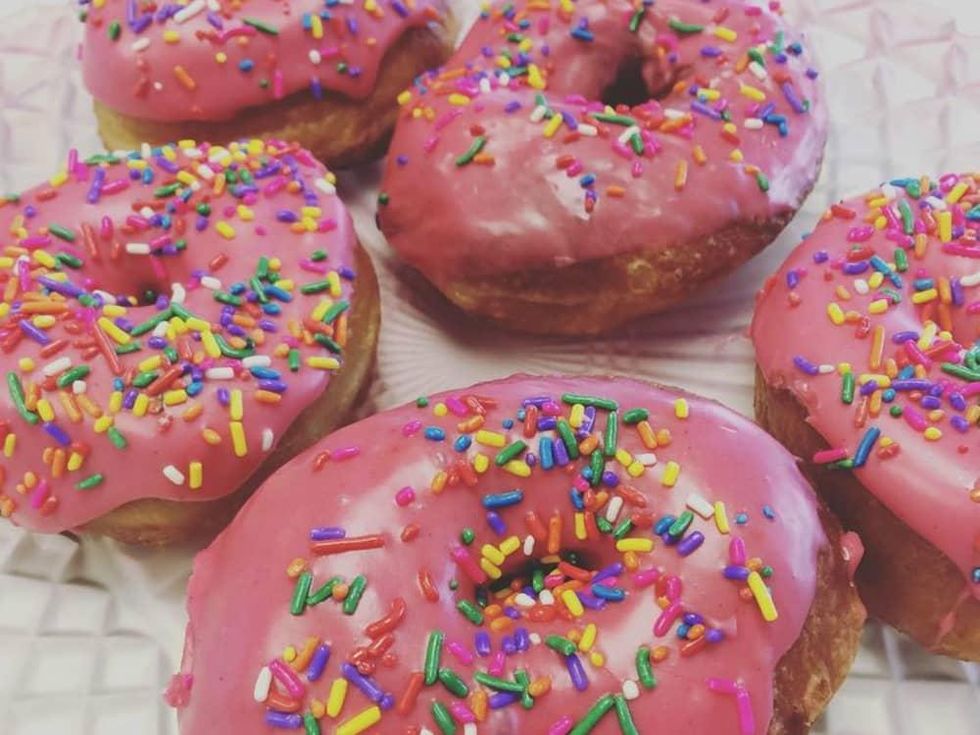 Bribery Bakery pink donuts Jodi Elliott