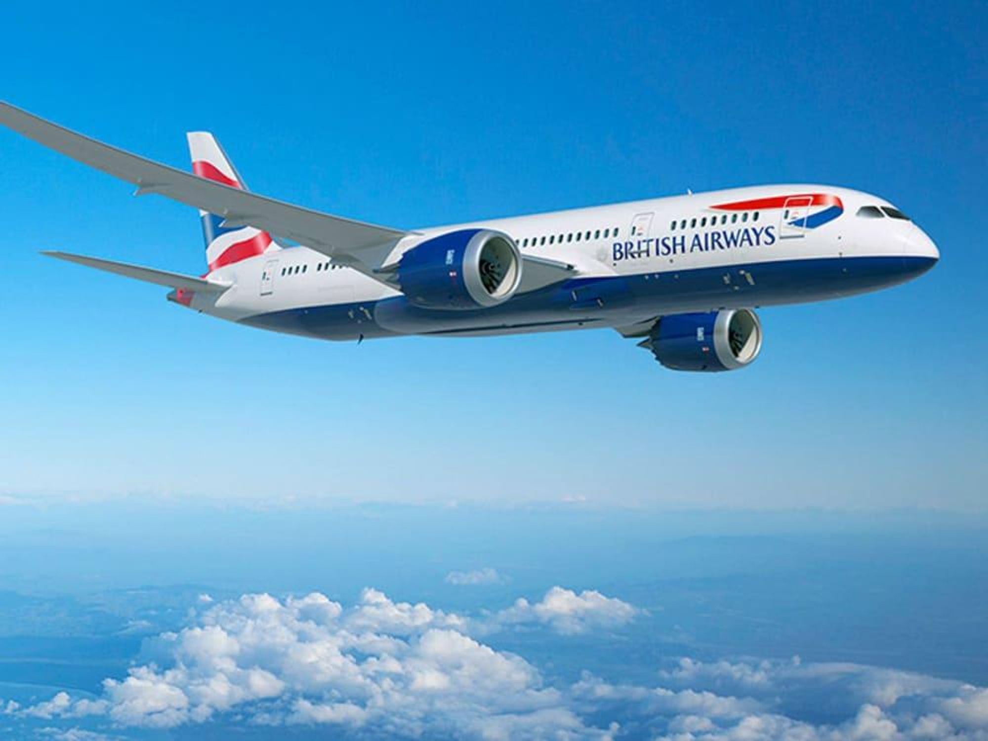 British Airways Boeing 787-9 Dreamliner airplane flight 2015