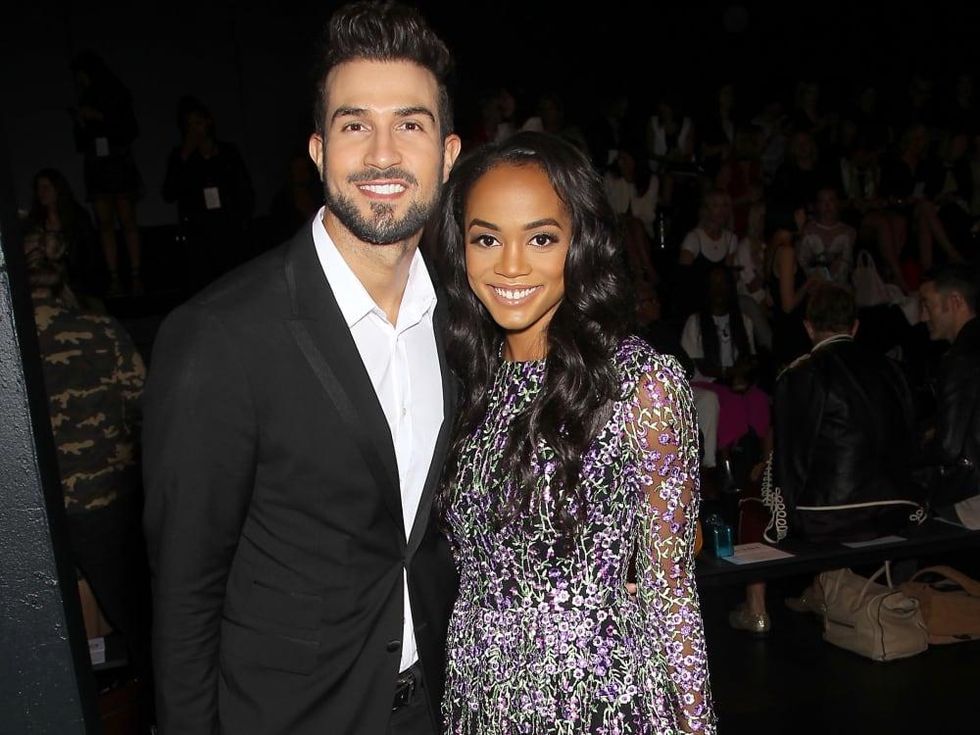 Bryan Absolo, Rachel Lindsay at Badgley Mischka horizontal crop