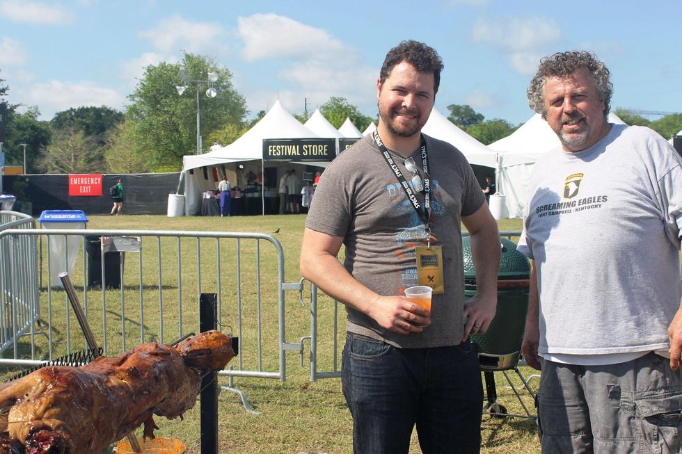 Bryce and Jack Gilmore at Austin Food & Wine Festival