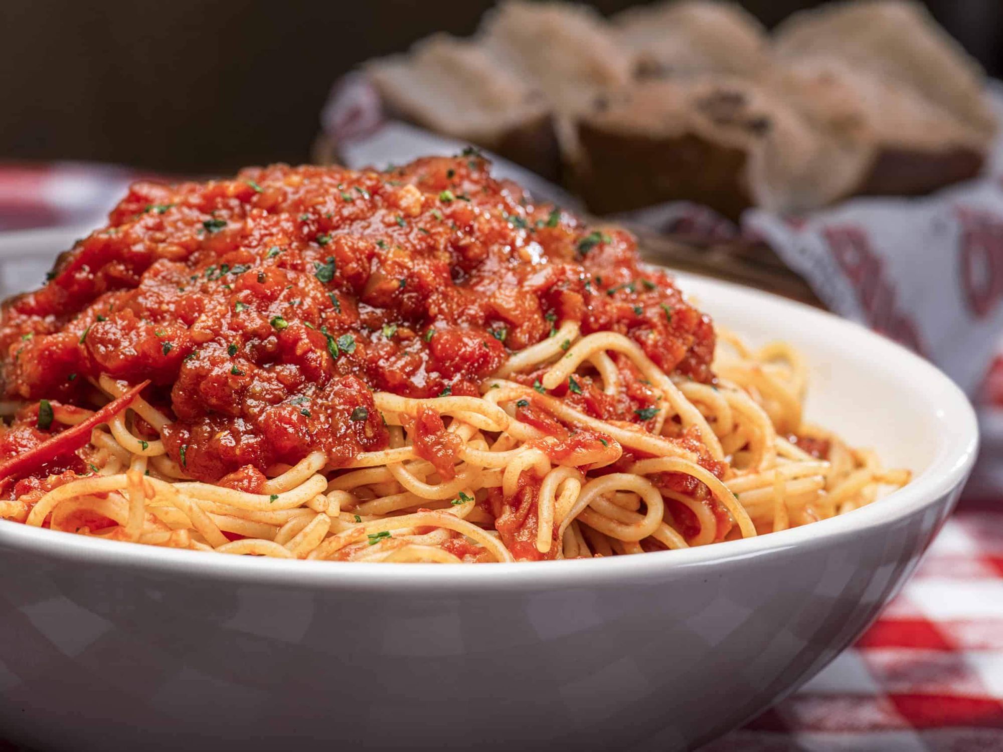 Buca di Beppo spaghetti