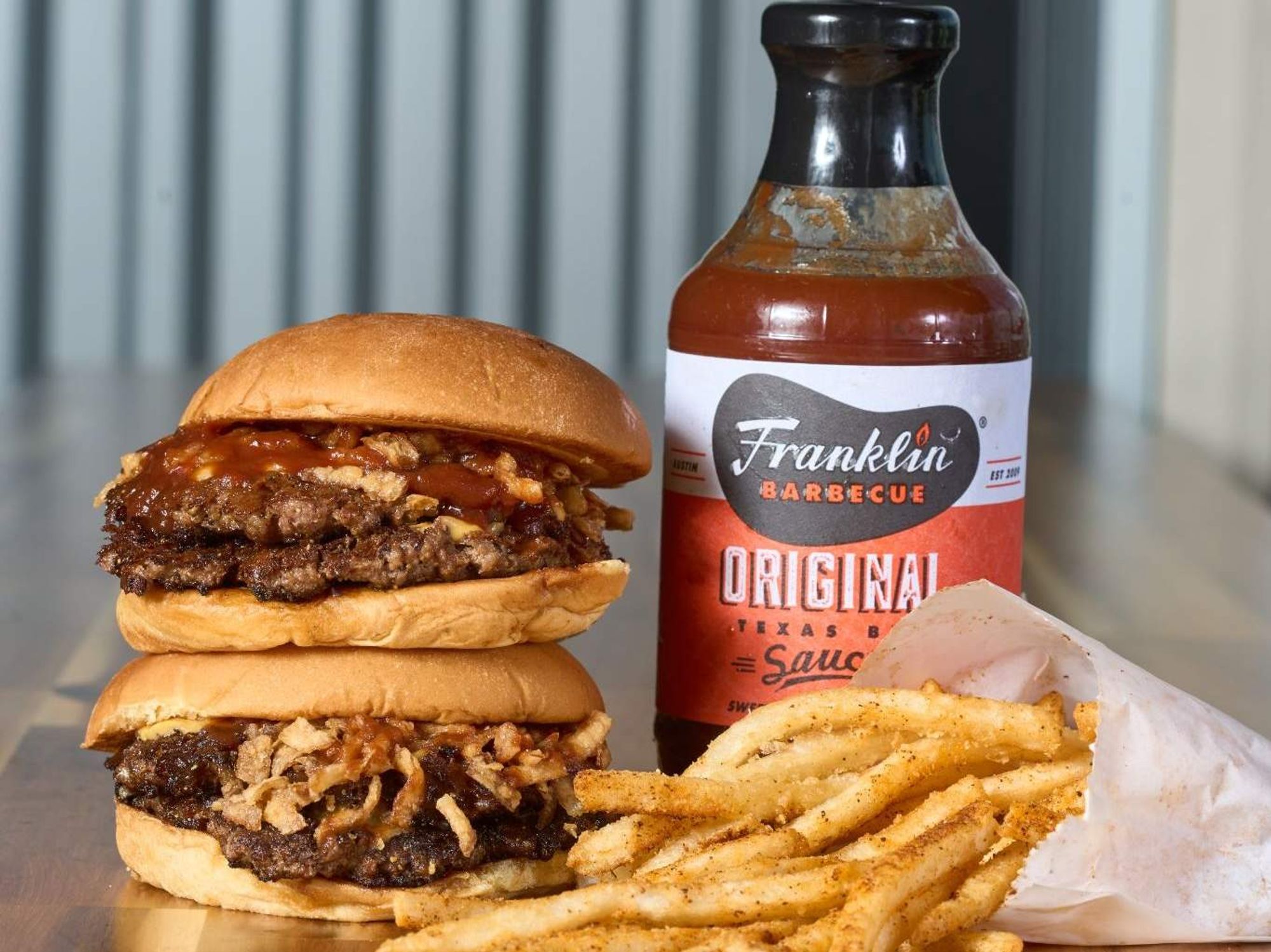 Buddy's Burger and Franklin Barbecue collab