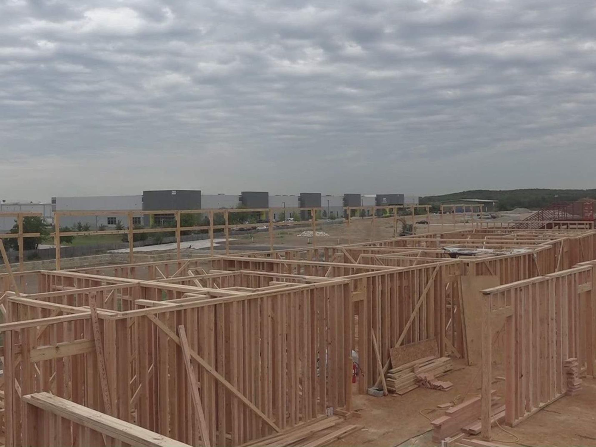 Buildings going up for Burleson Studios