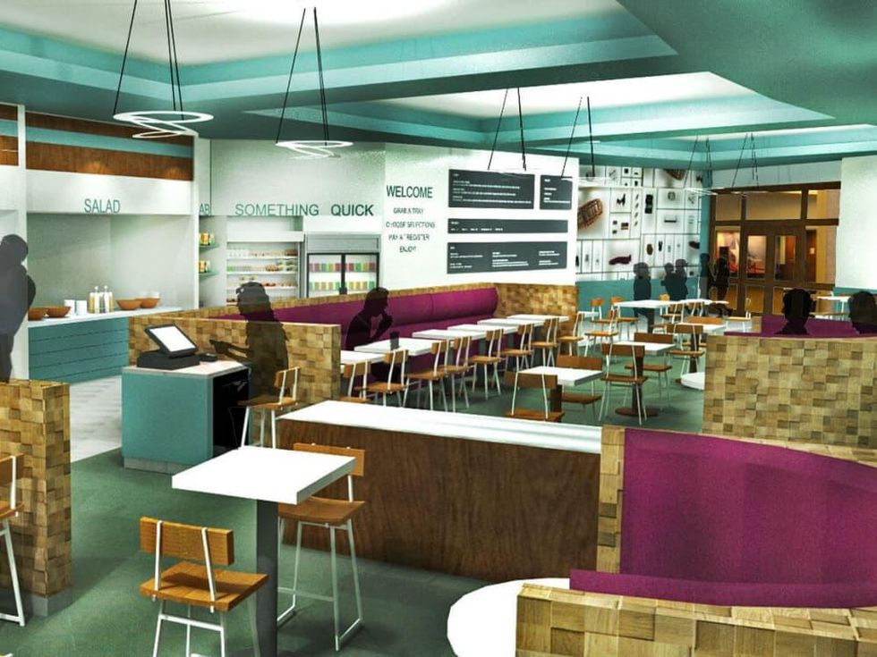 Bullock Texas State History Museum cafe restaurant rendering