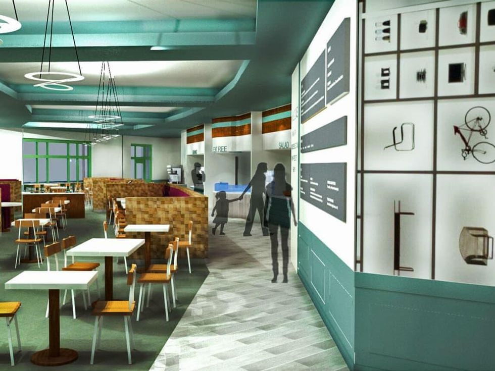 Bullock Texas State History Museum cafe restaurant rendering