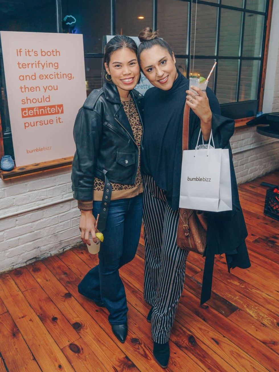 Bumble Understated Leather The Kindness Campaign VIP Event at Antone's Upstairs Amy Luck Alejandra Esperon