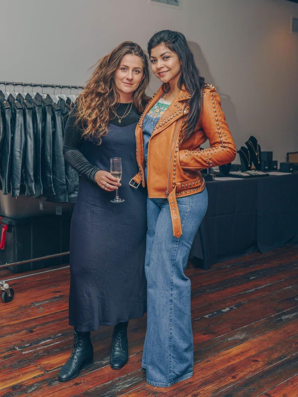 Bumble Understated Leather The Kindness Campaign VIP Event at Antone's Upstairs Pamela Edmonds Roslynn Castillo