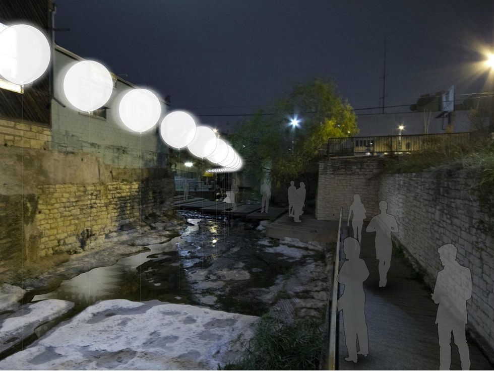 Burton Baldridge Architects' proposal for Creek Show