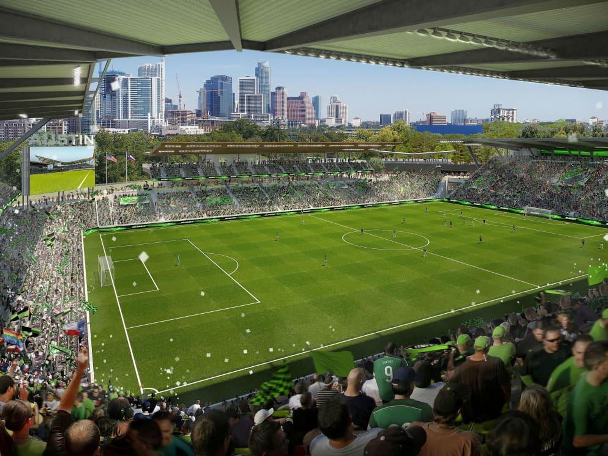 Butler Shores soccer stadium ATX