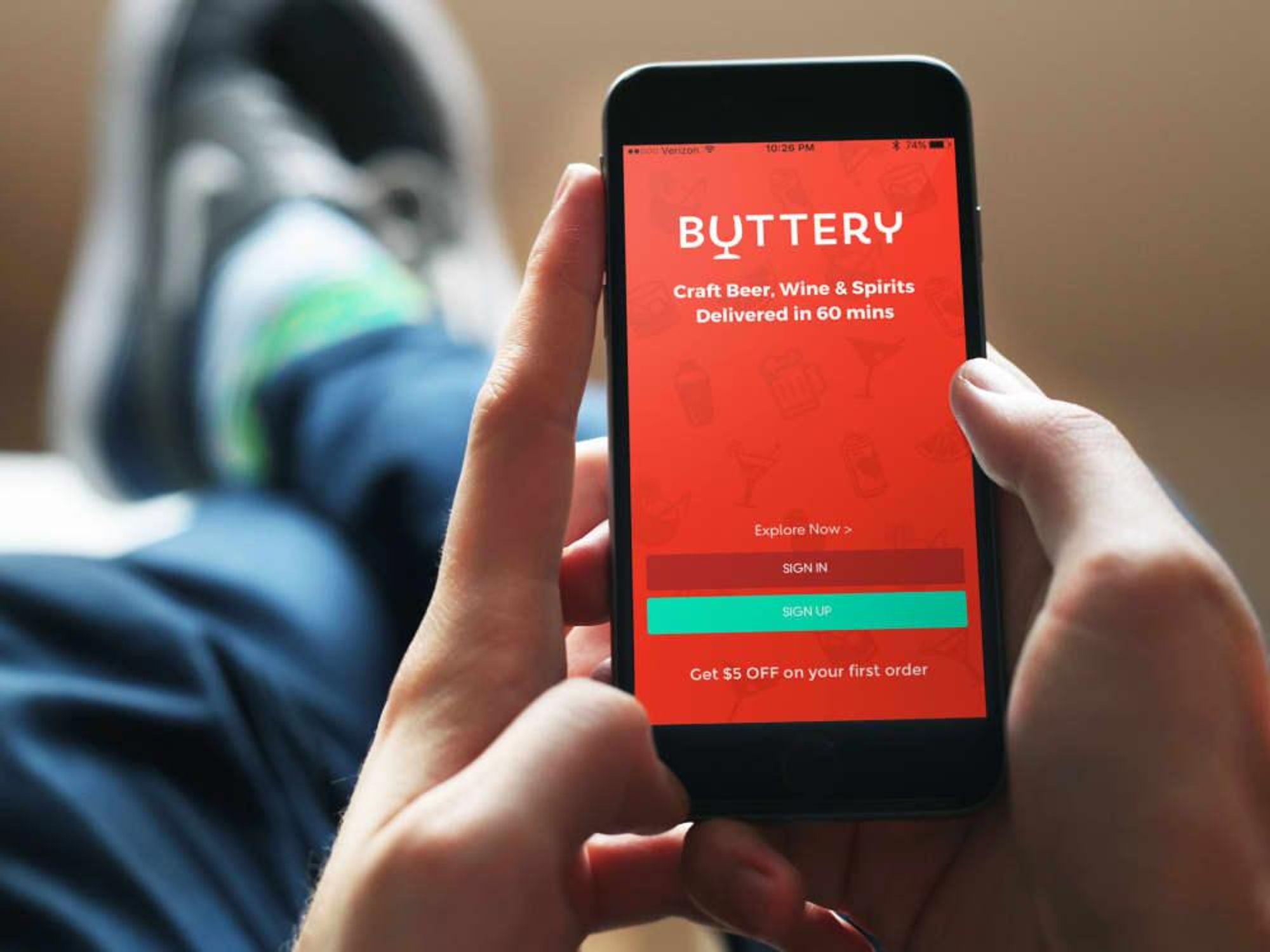 Buttery delivery app