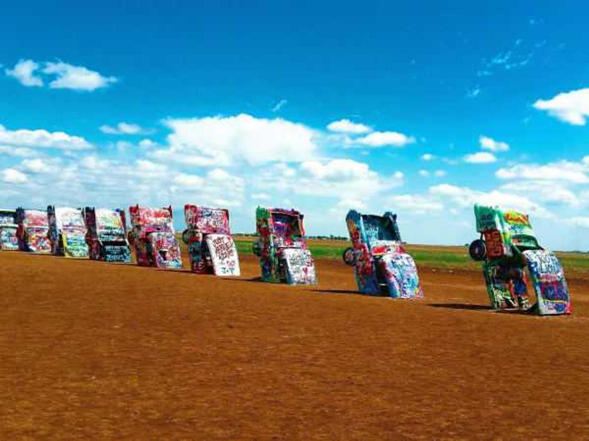 Cadillac Ranch in Amarillo, Texas