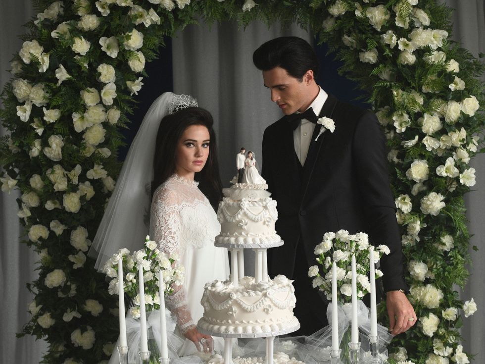 Cailee Spaeny and Jacob Elordi in Priscilla