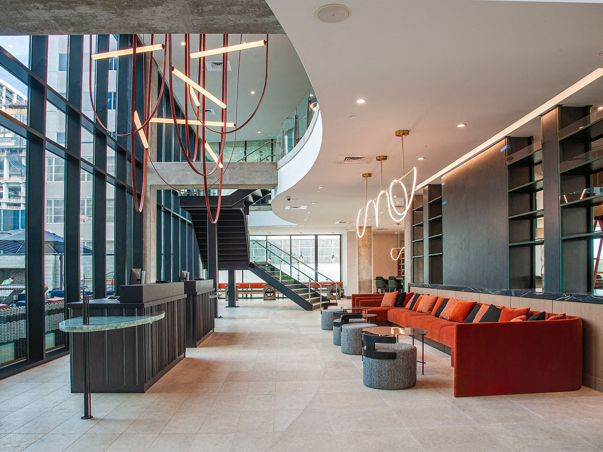 Cambria Hotel Austin Downtown lobby